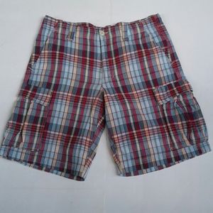 Polo Jeans Company Plaid Cargo Shorts